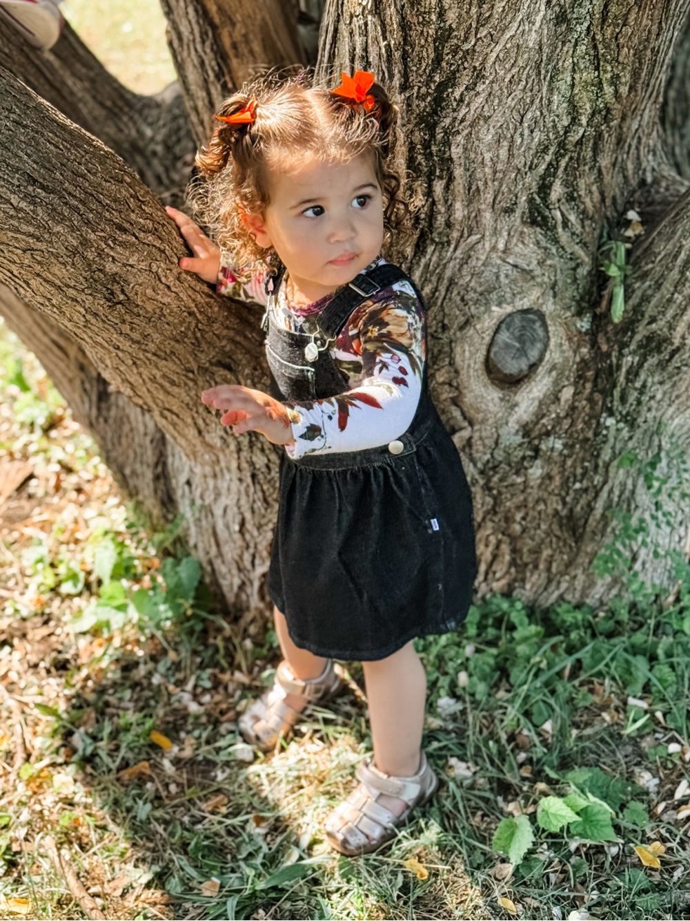 Little Sleepies Black Denim Tank Skirt Overall 18-24 months